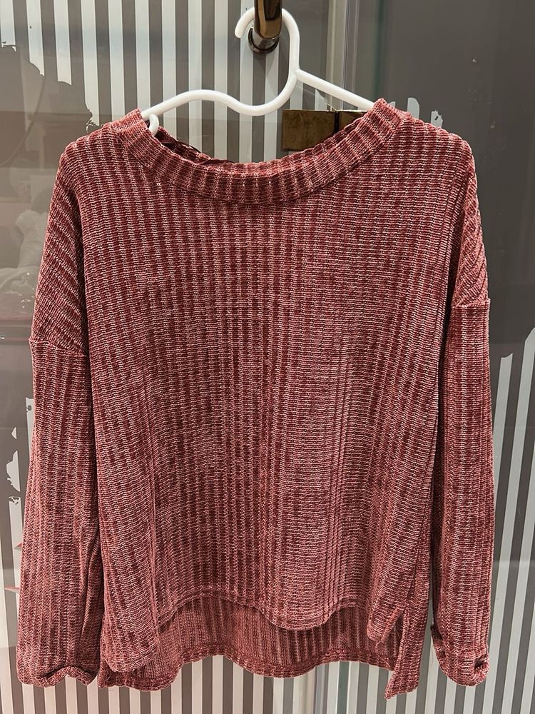 Cozy Ribbed Mock Neck Top