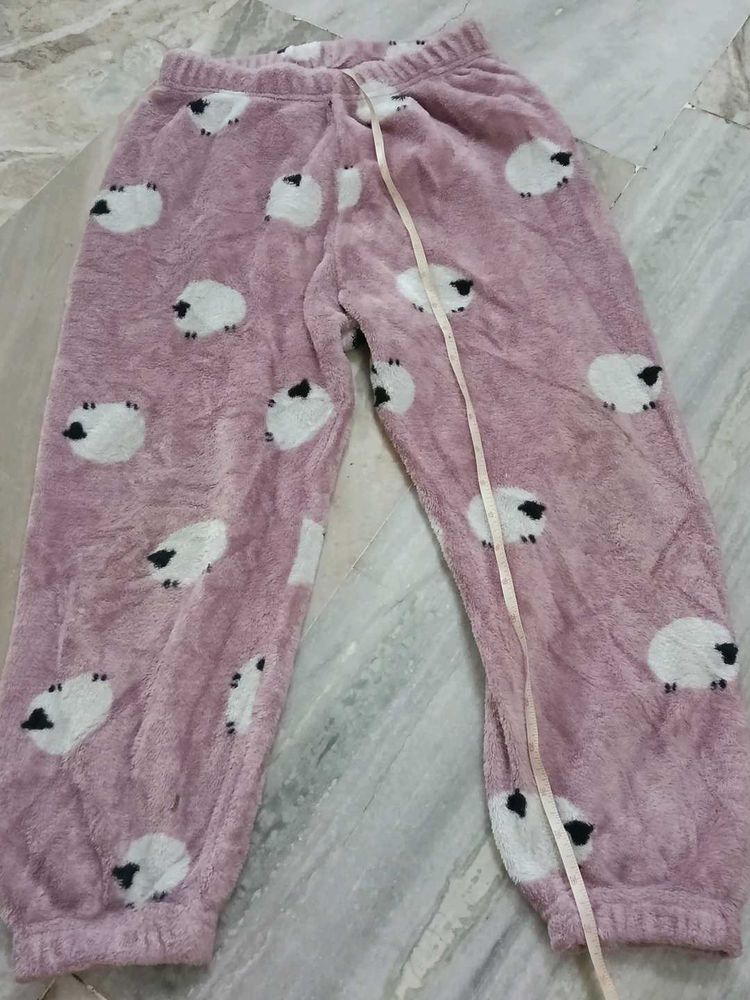 Cute Sheep Fleece Pajama Pants