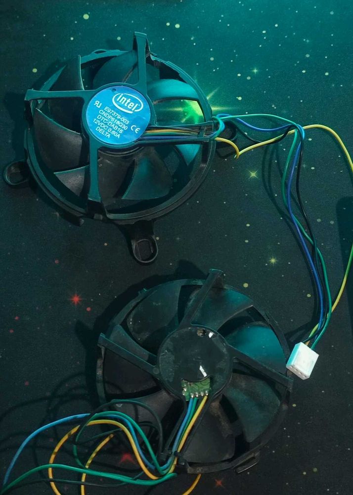 Intel CPU Cooling Fans x2 Both Working