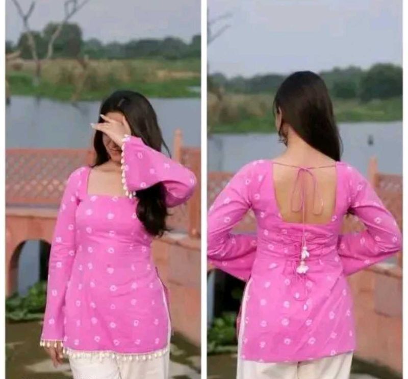 pink codi leas kurti for women