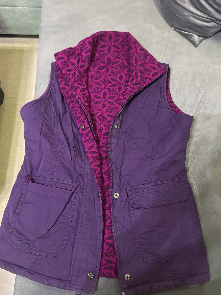 Purple Reversible Vest