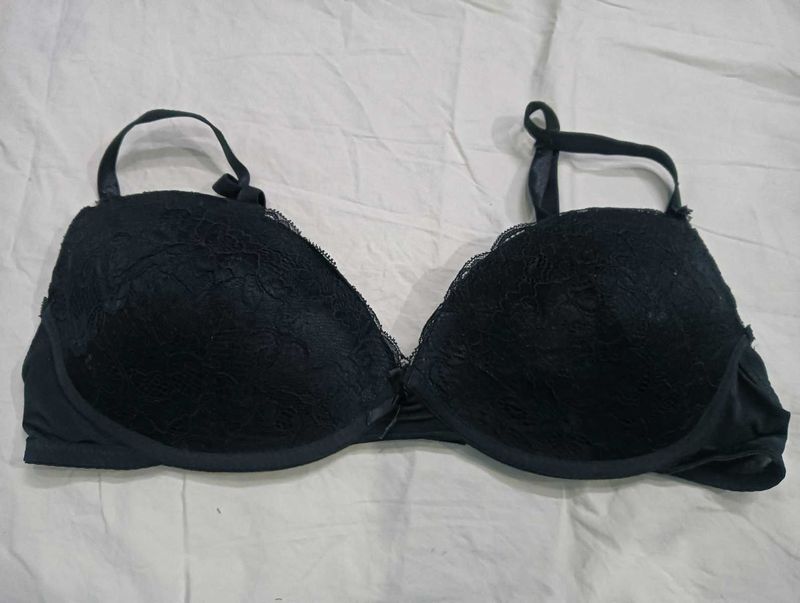 Black💛38C,D Lace Bra