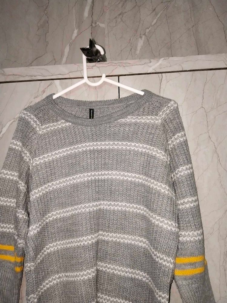 Striped Knit Sweater