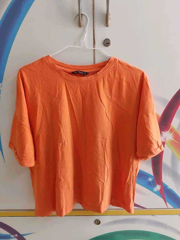 Orange Oversized Tee