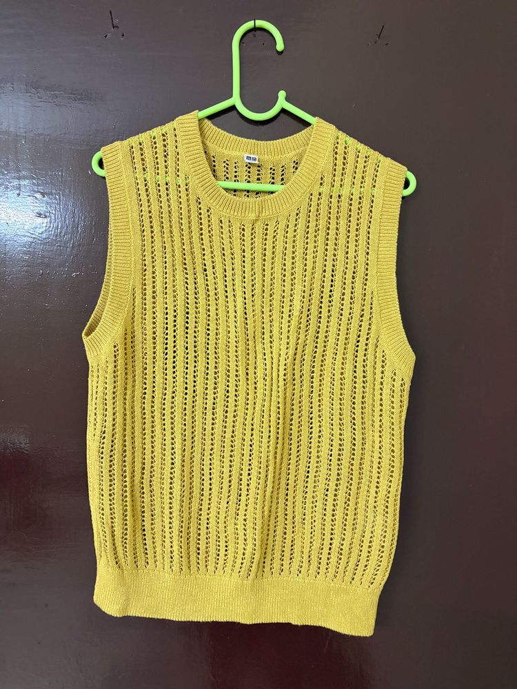 Chic Sleeveless Knit Vest