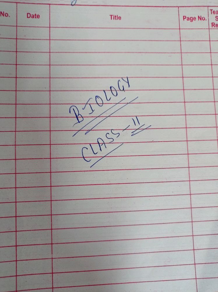 Class 11 Biology Notes