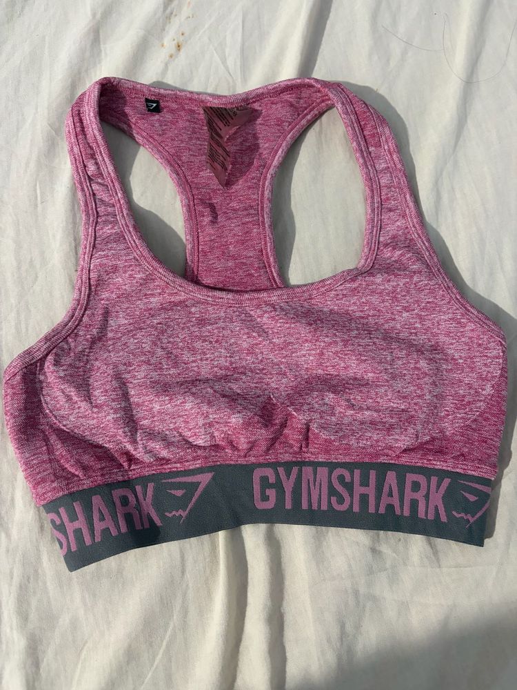 Gymshark Pink Marl Sports Bra