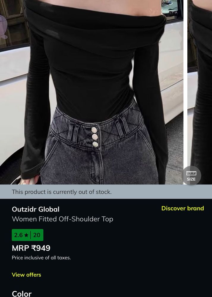 Chic Black Off-Shoulder Top