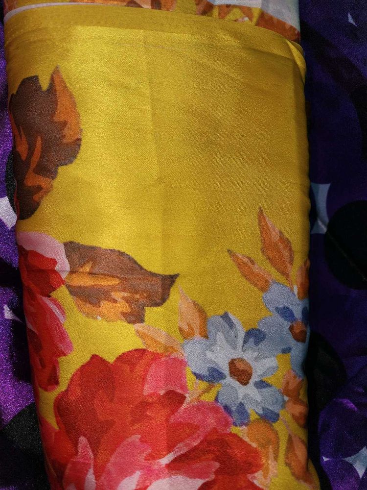Vibrant Floral Saree