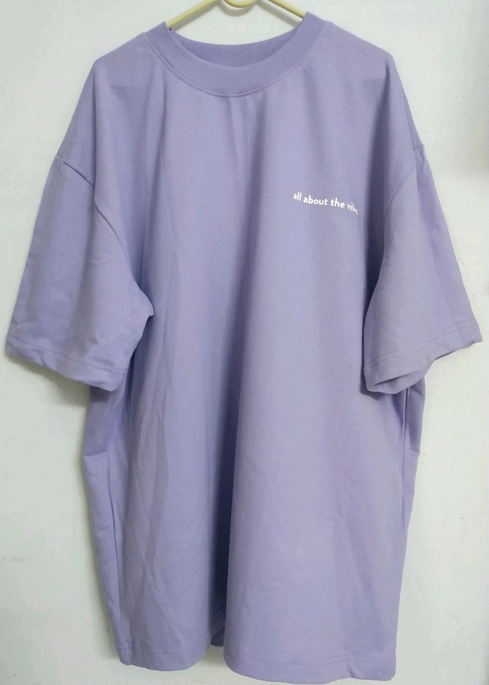 Oversized Lavender T-shirt Unisex