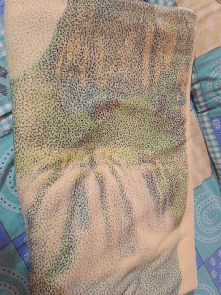 Vintage Abstract Print Blanket