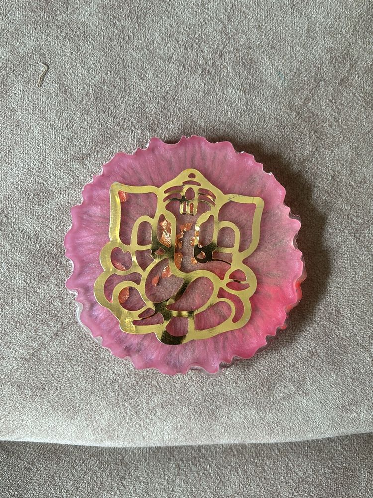 Ganesha With stand Pink