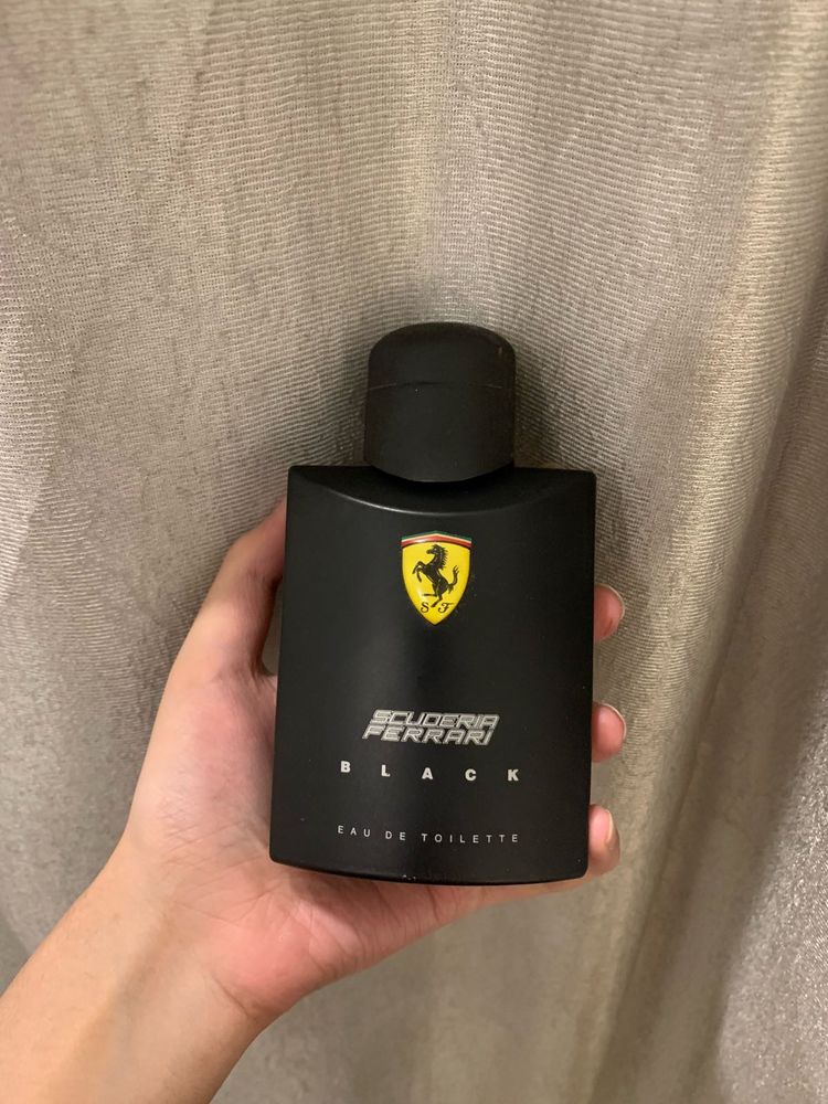 Ferrari Scuderia Black EDT empty bottle