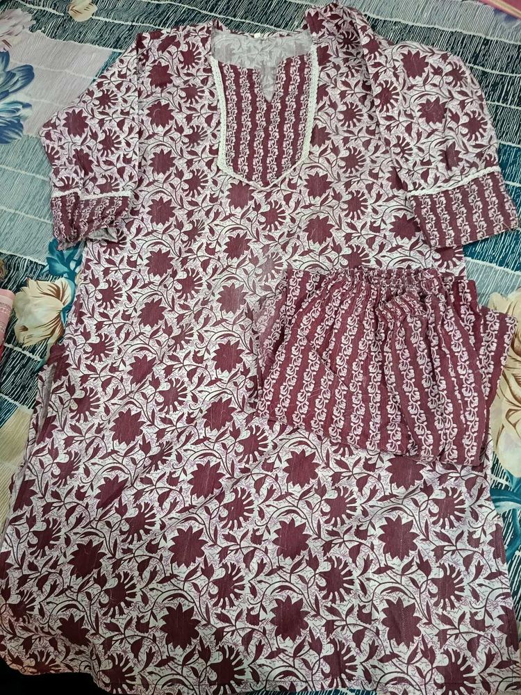 Elegant Kurta Set with Trousers