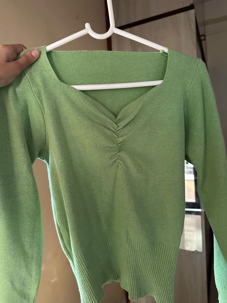 korean green top