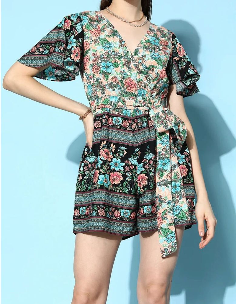 Floral Print Jumpsuit