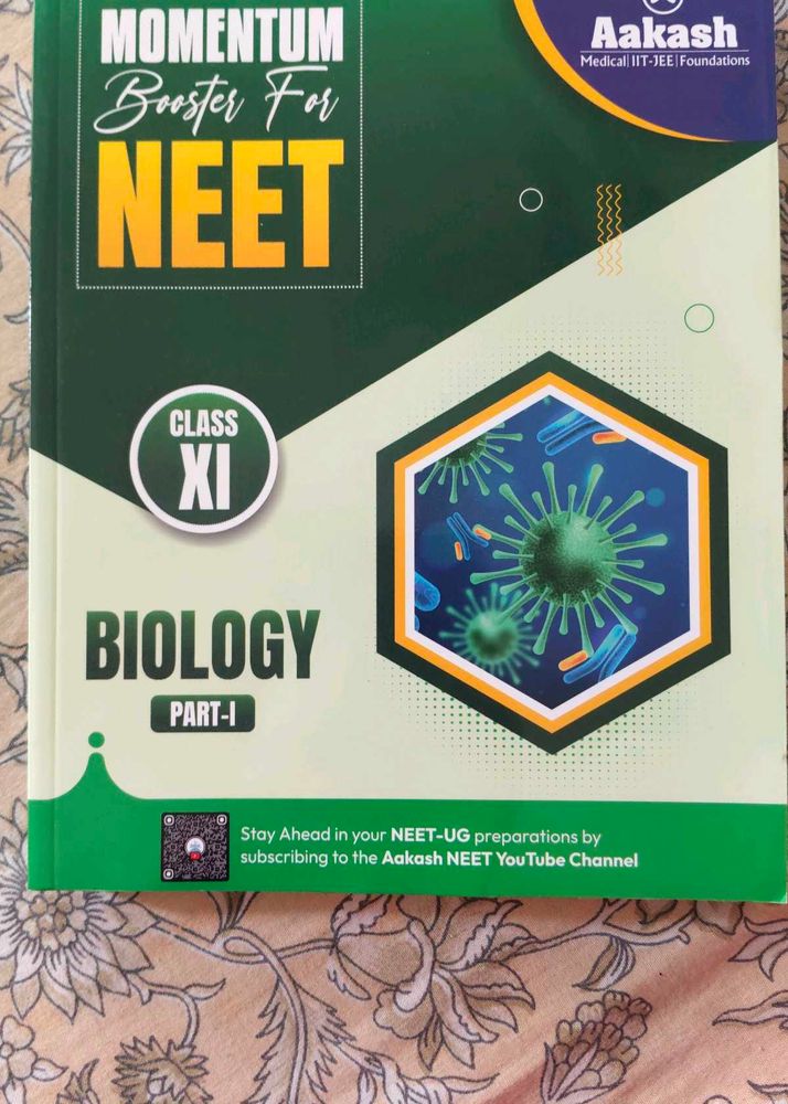Momentum Booster For NEET Biology Class XI Part I