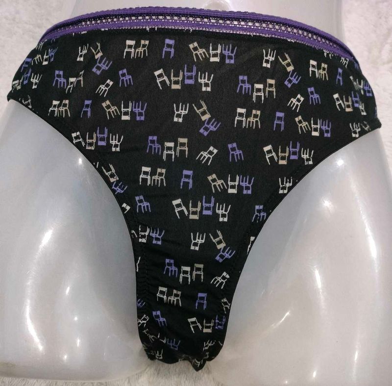 Cute Chair Print G-String Panty 🖤