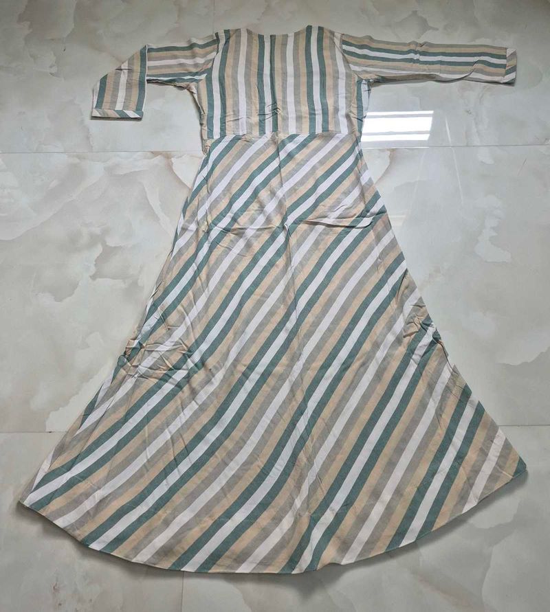 Bohemian Striped Maxi Dress