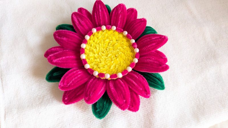 Vibrant Pink &amp; Yellow Flower