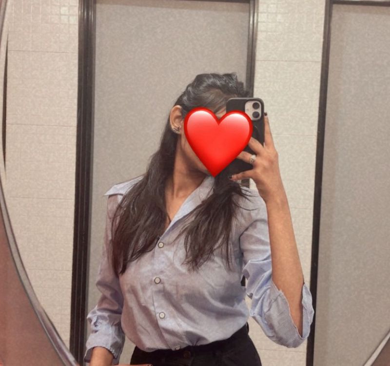 Chic Light Blue Collared Shirt