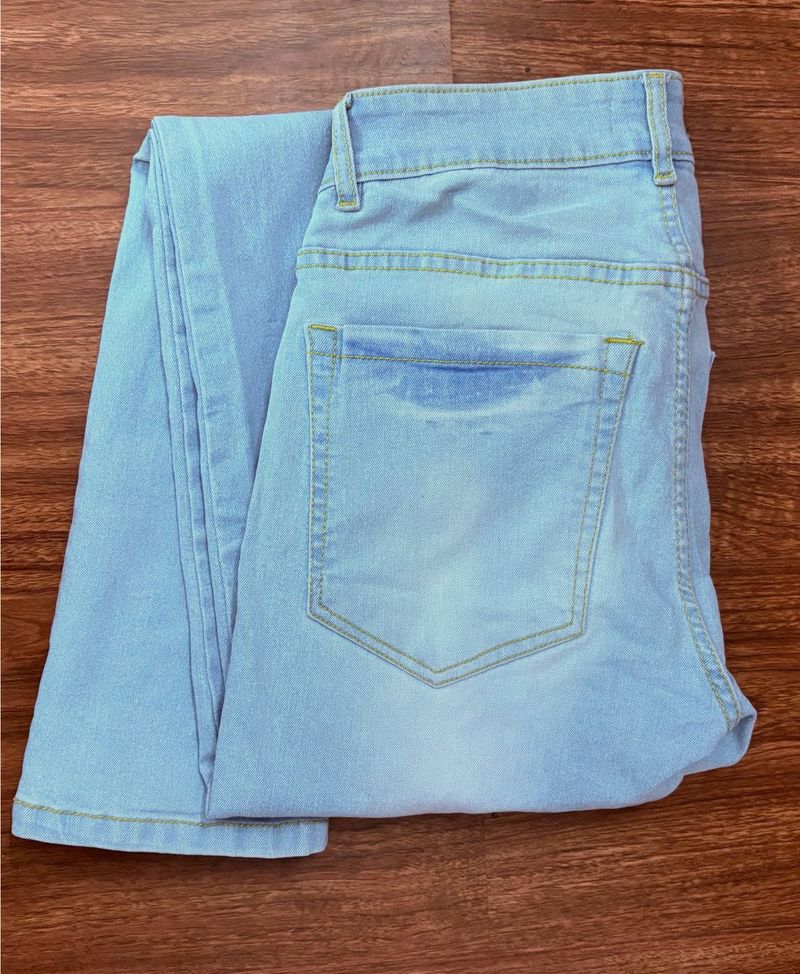 Light Wash Denim Jeans