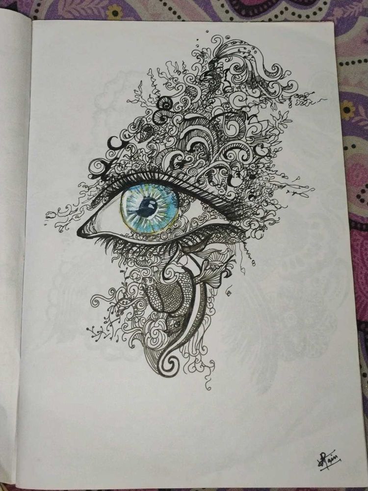 Abstract Eye Artwork