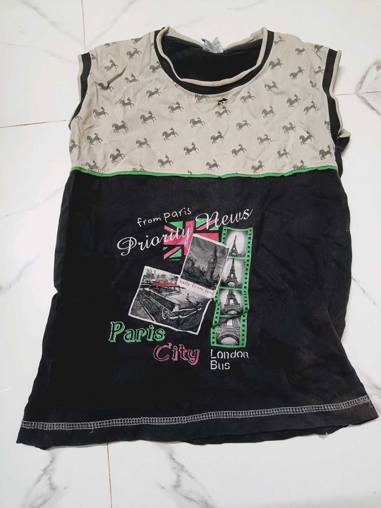 Paris City Graphic T-Shirt