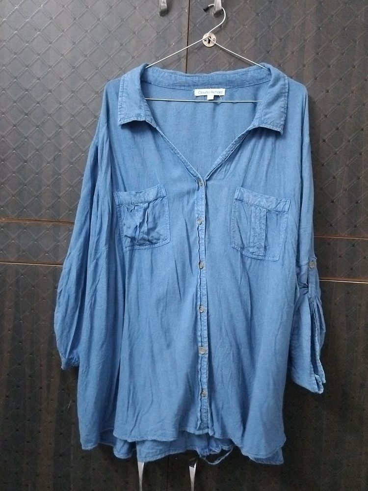 Blue Denim Cotton Shirt🌼