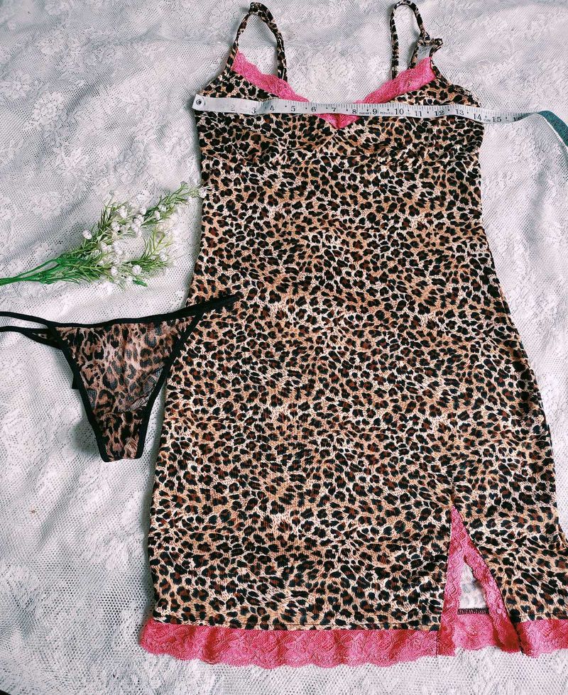 Leopard Print Nightsuit