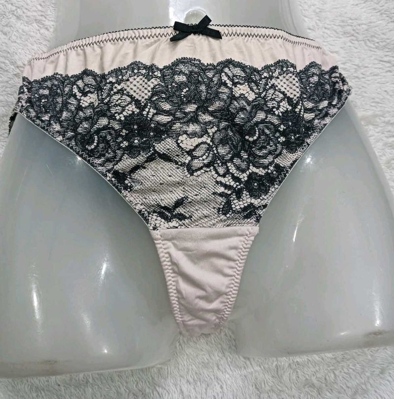 Elegant Lace 💙Detail Lingerie Briefs