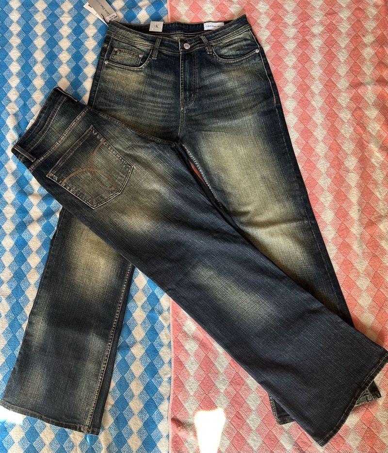 Classic Blue Wash Denim Jeans