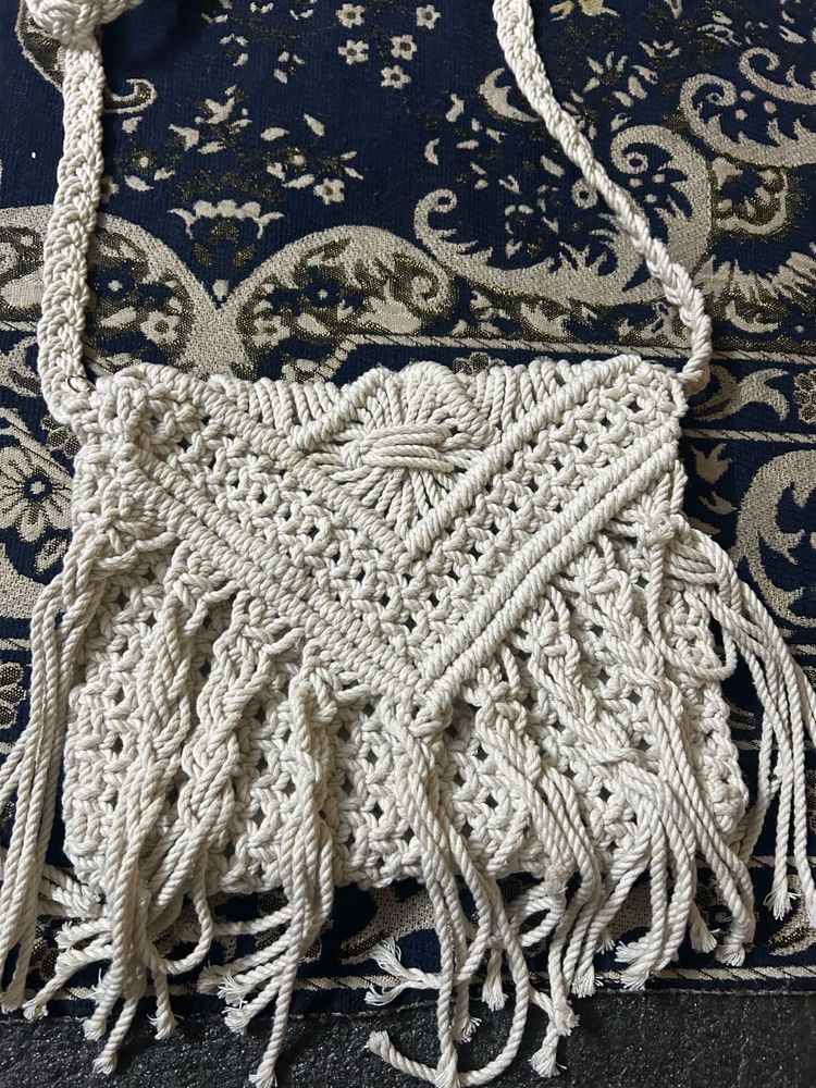 Handmade Macrame Shoulder Bag