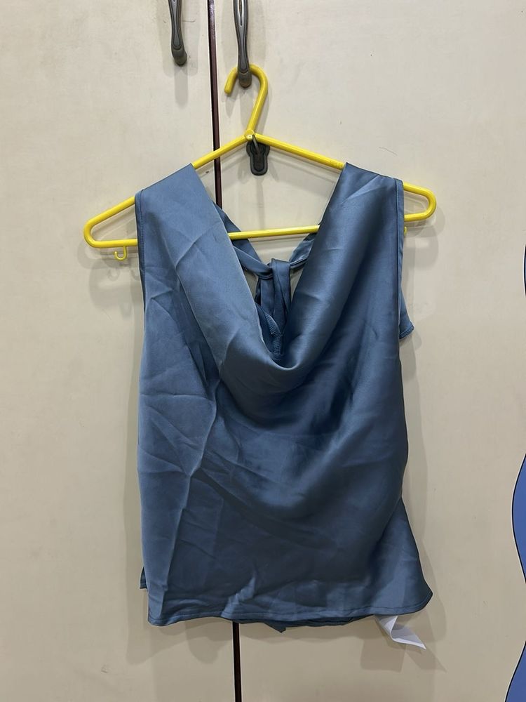 Satin Cowl Neck Cami