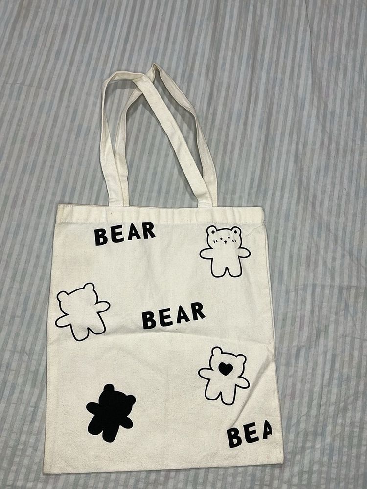 Cute Bear Tote Bag