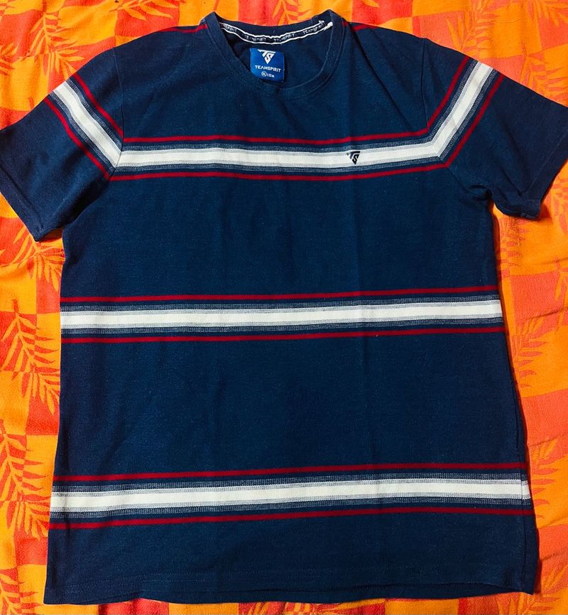 Teamspirit Men's Striped T-Shirt