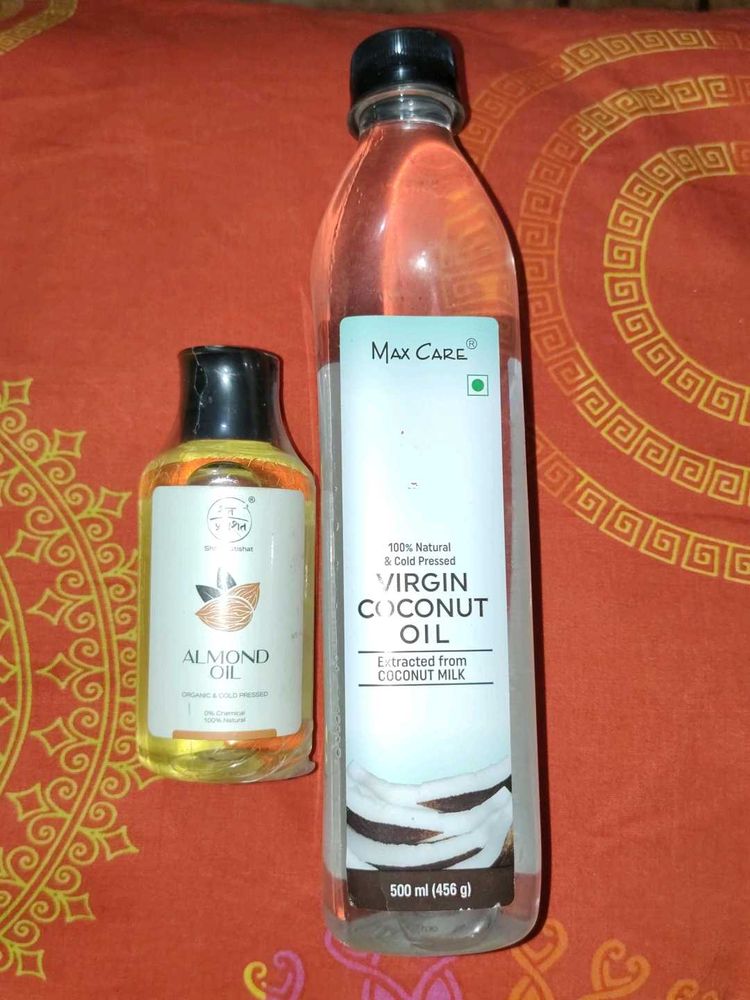 Max Care Virgin Coconut Oil &amp; Almond Oi