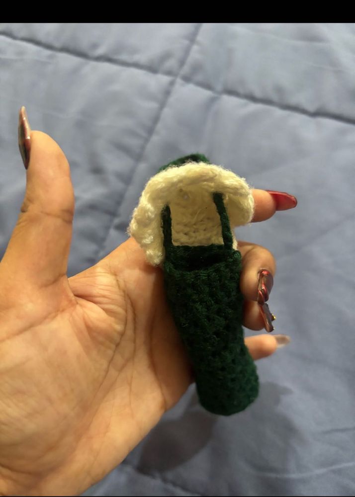 Crocheted Hair Clip Holder