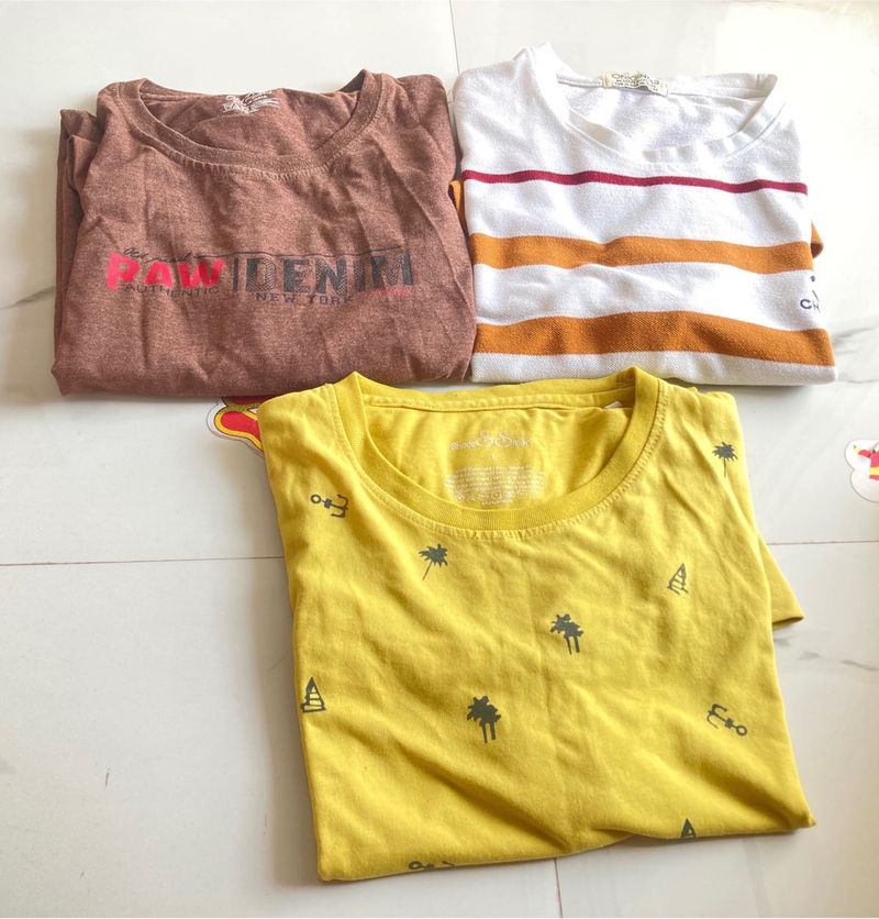 Men's T-Shirt combo of 3