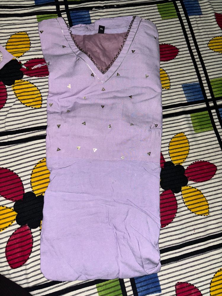 Lilac Anarkali