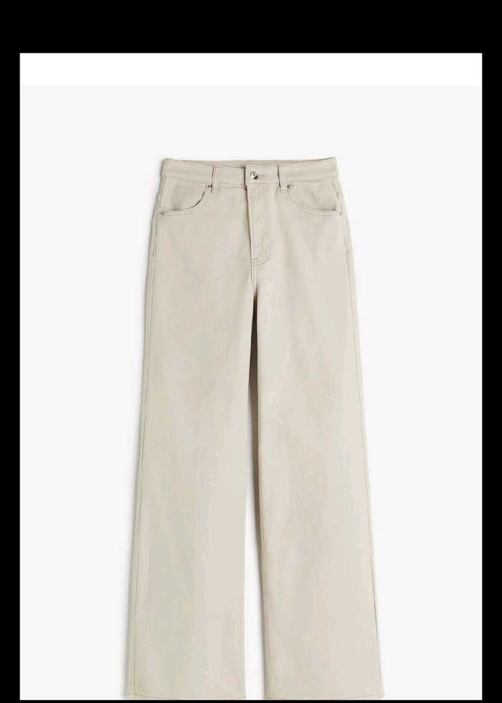 Wide Leg Denim Jeans