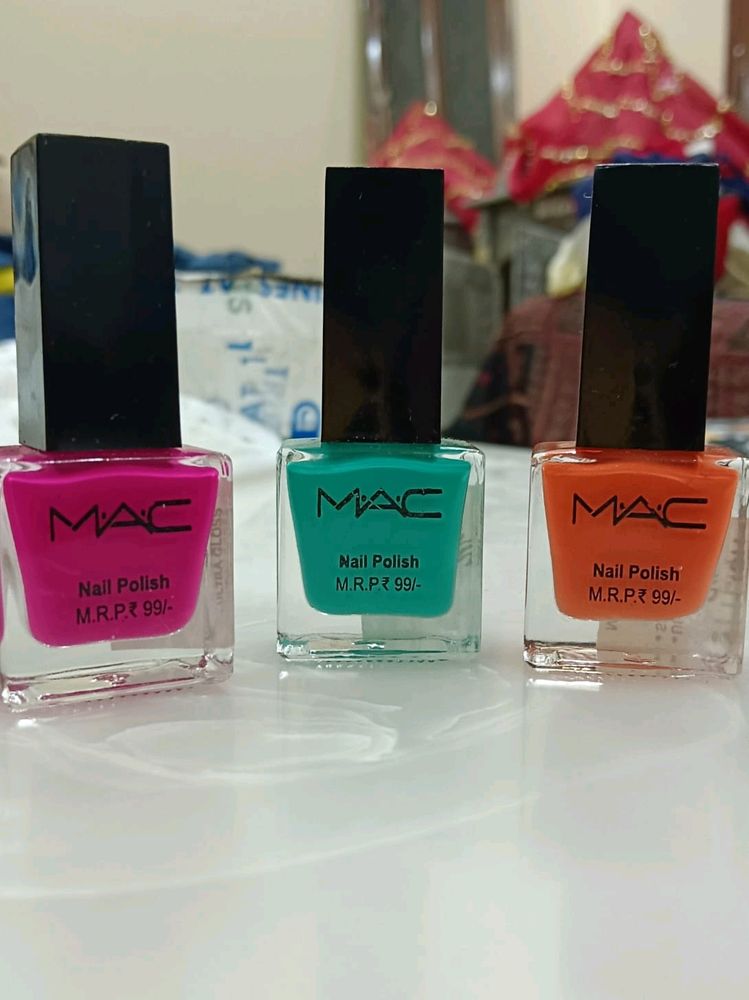 Beautiful Combo Of 3 Nail Polish