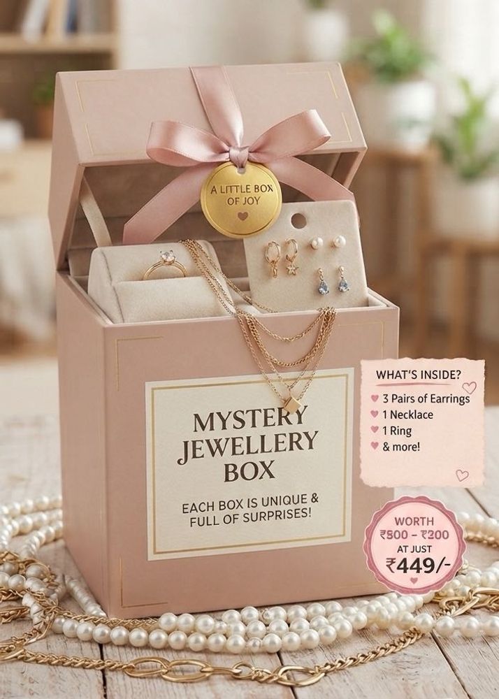 korean Mystery Jewellery Box - Surprise Gifts!