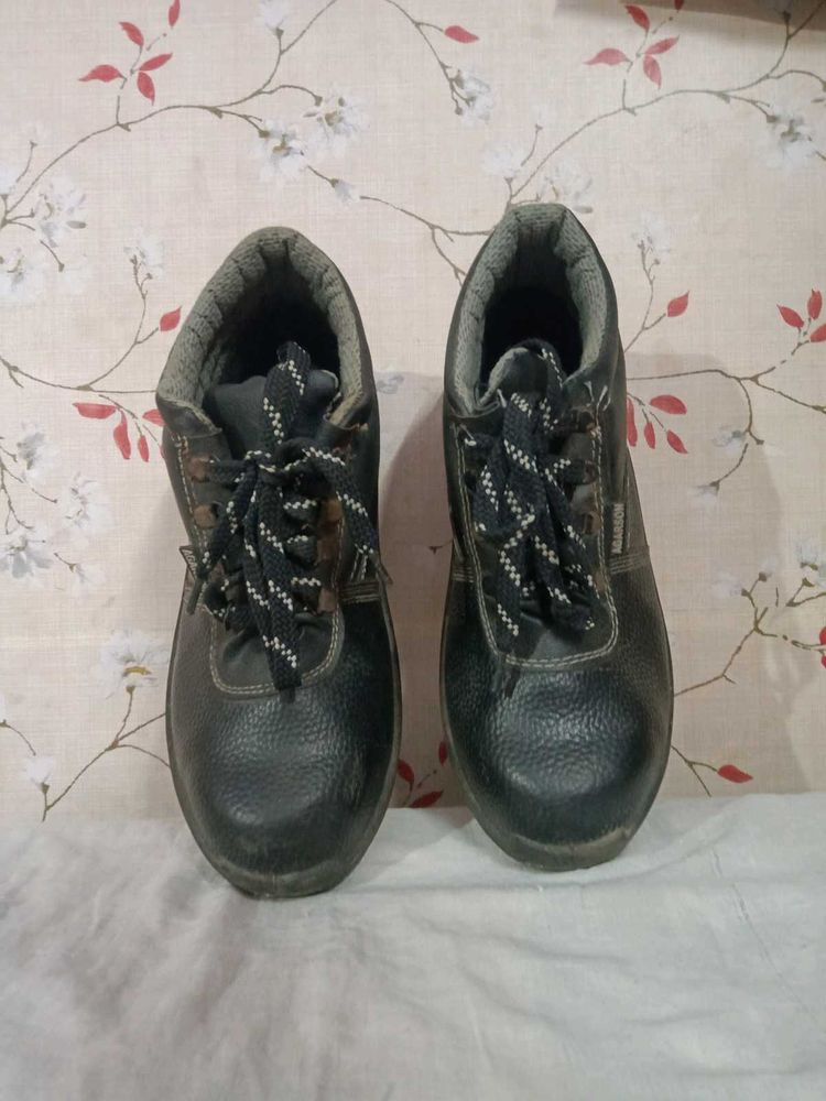 Men's Black Work Boots