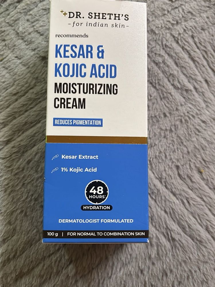 Dr. Sheth's Kesar &amp; Kojic Acid Moisturizing Cream