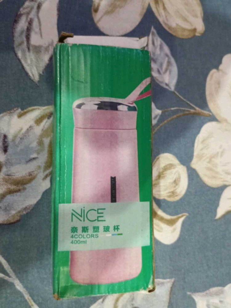 Cute Pink 400ml Water Bottle