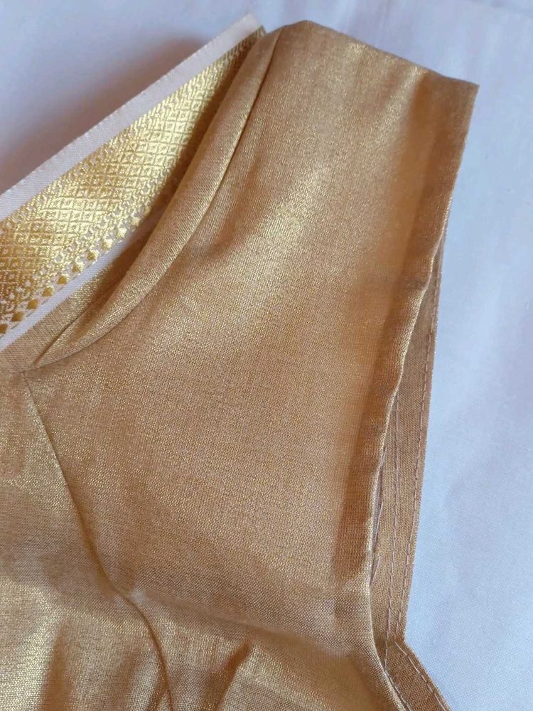 Golden Silk Blouse