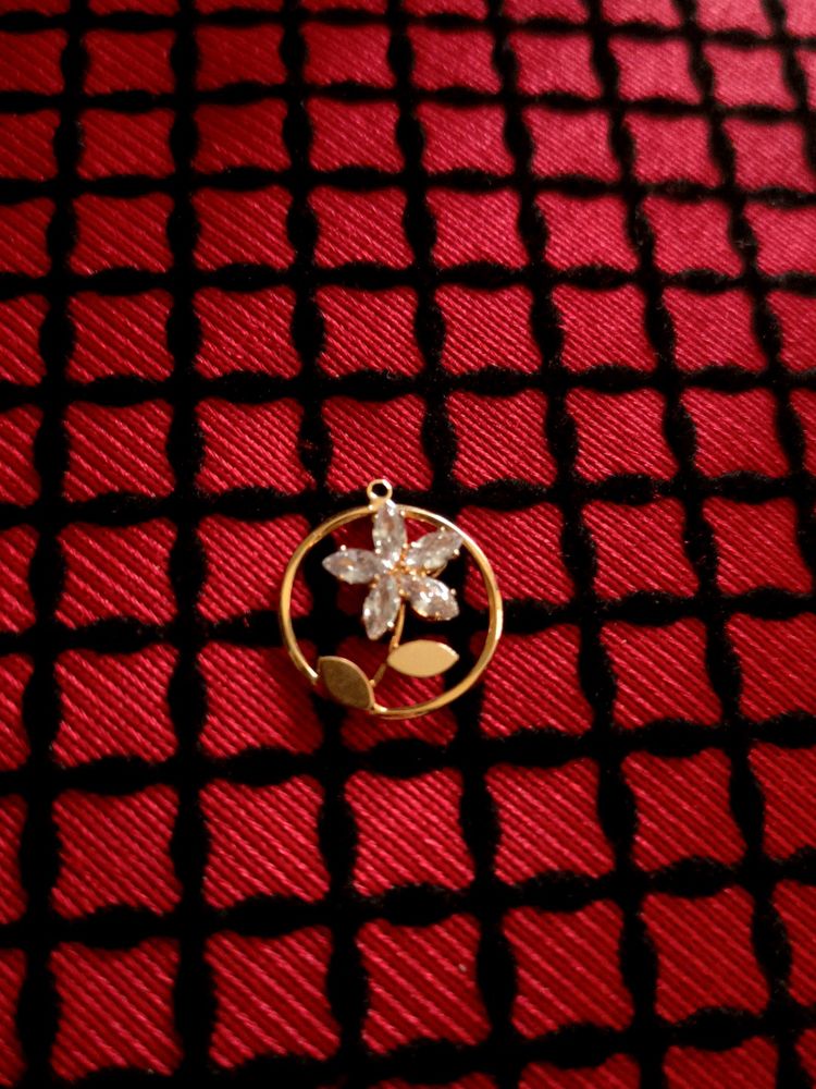 Gold Flower Pendant