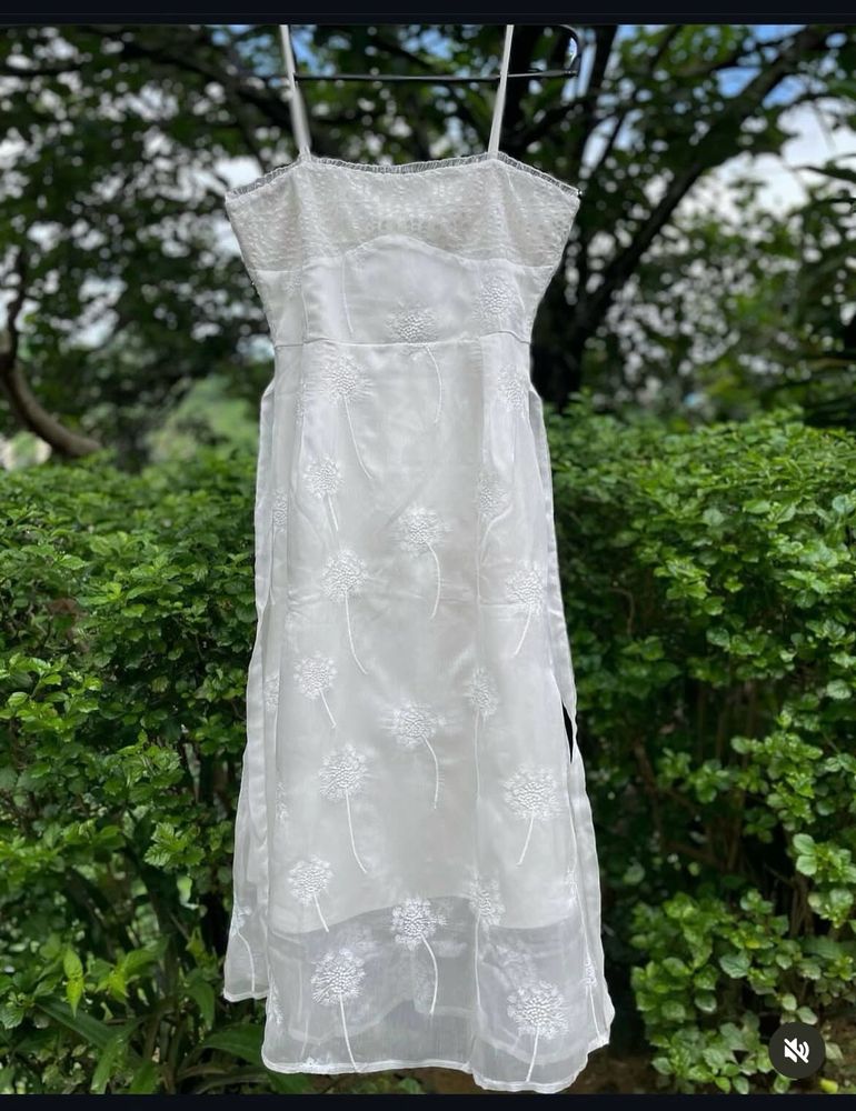 Y2K white dress