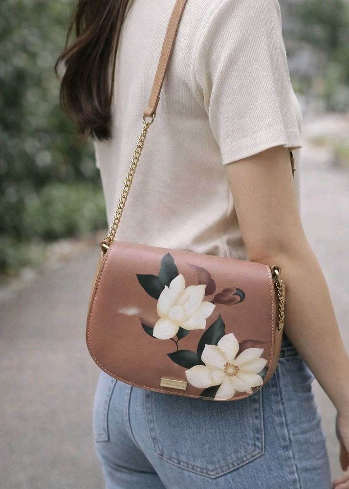 Floral Print Crossbody Bag